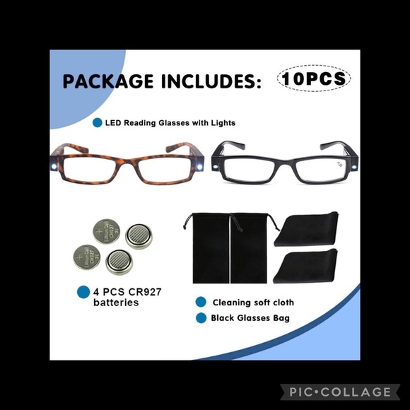 Accessories New Lighted Reading Glasses X2 Poshmark